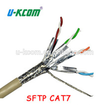 Cable de la red del ftp cat6a del utp, cable a granel del ethernet del cat6a de par trenzado, cable a granel del ftp del ftp del cat6a del precio bajo